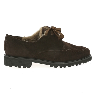 Brunate veterschoenen bruin