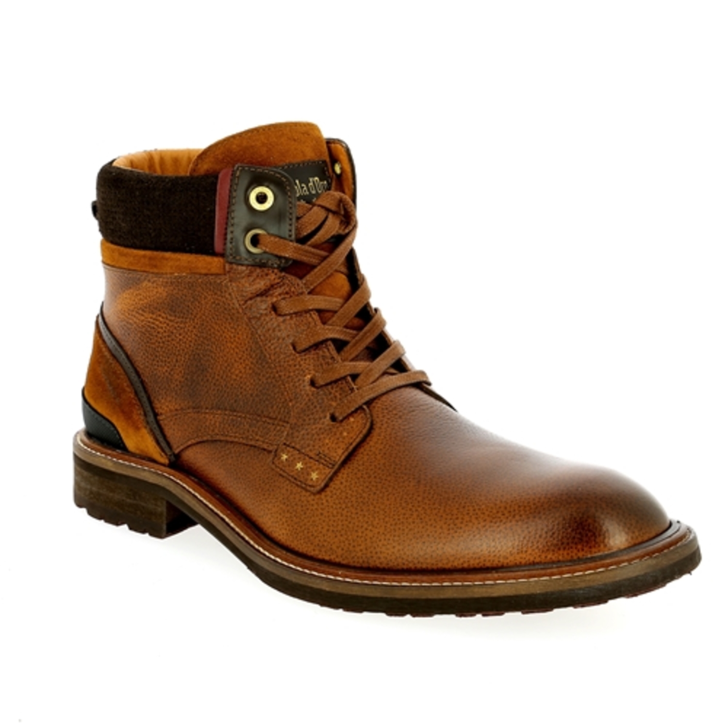 Zoom Pantofola D'oro bottines cognac