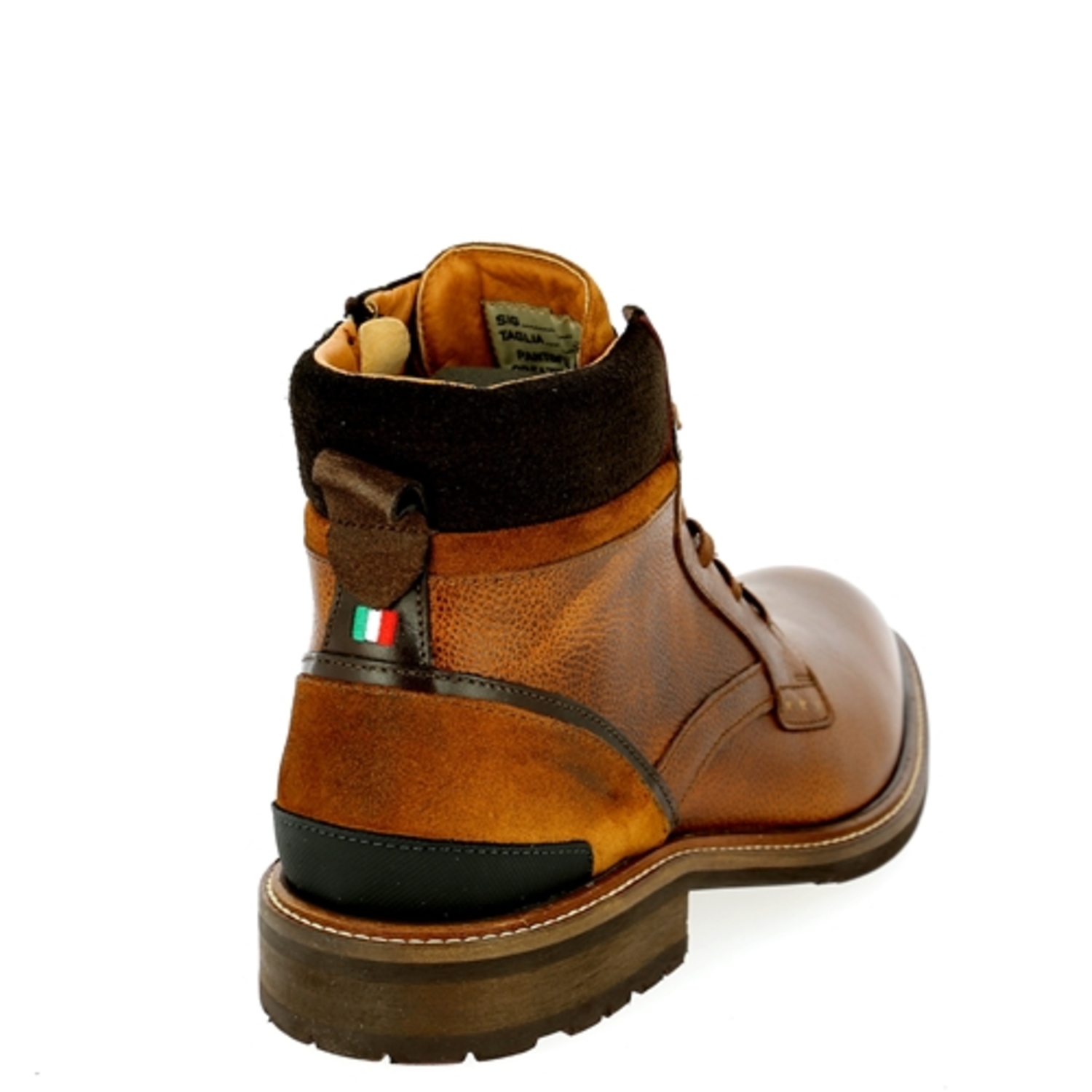 Zoom Pantofola D'oro bottines cognac