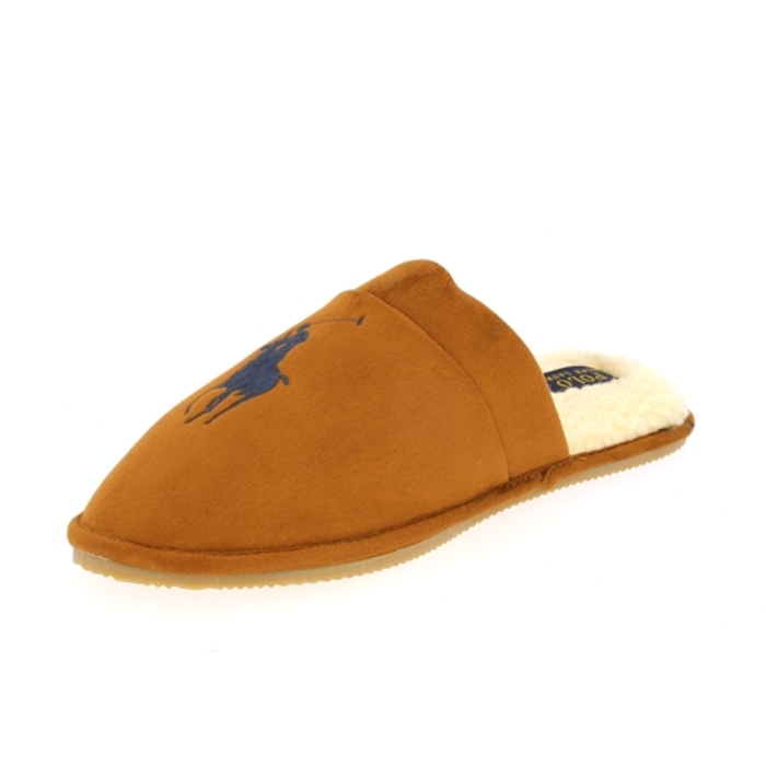 Ralph Lauren Pantoffels cognac