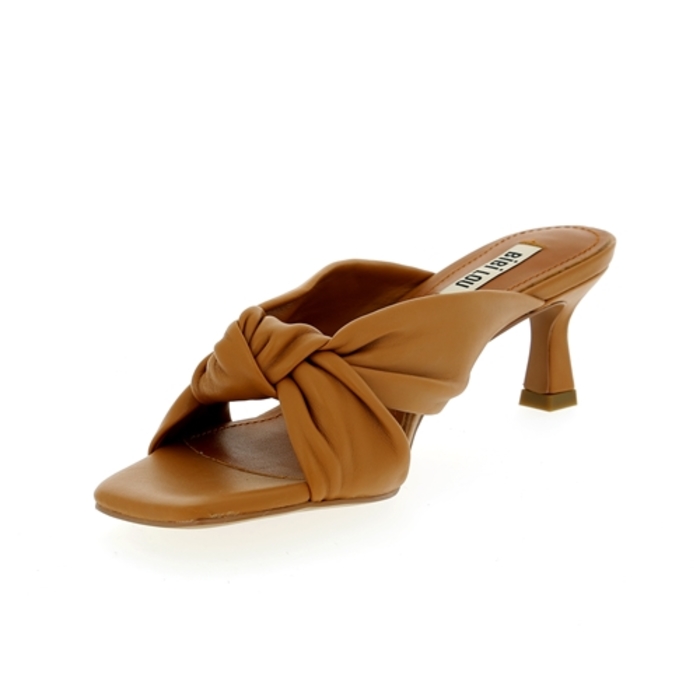 Bibilou Muiltjes - slippers camel