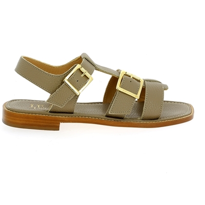 Delaere sandalen taupe