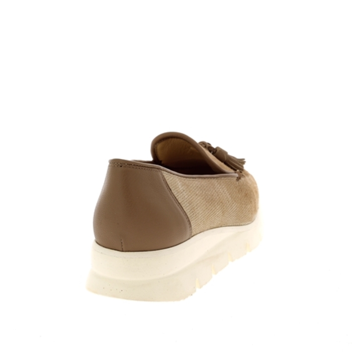 Brunate Instappers - instapschoenen beige