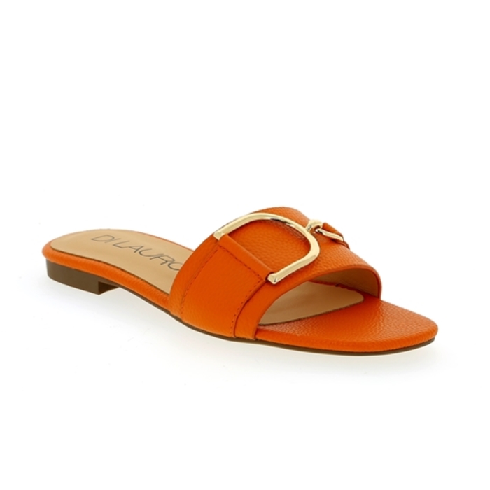 Cypres muiltjes - slippers cognac