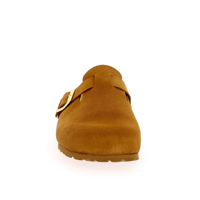 Cypres Muiltjes - slippers cognac