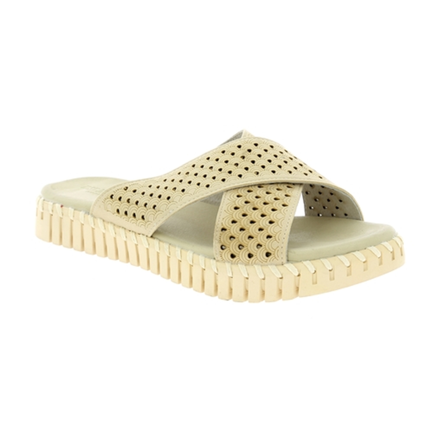 Zoom Ilse Jacobsen muiltjes - slippers beige