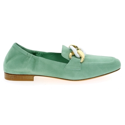 Alessandra Peluso moccassins menthe