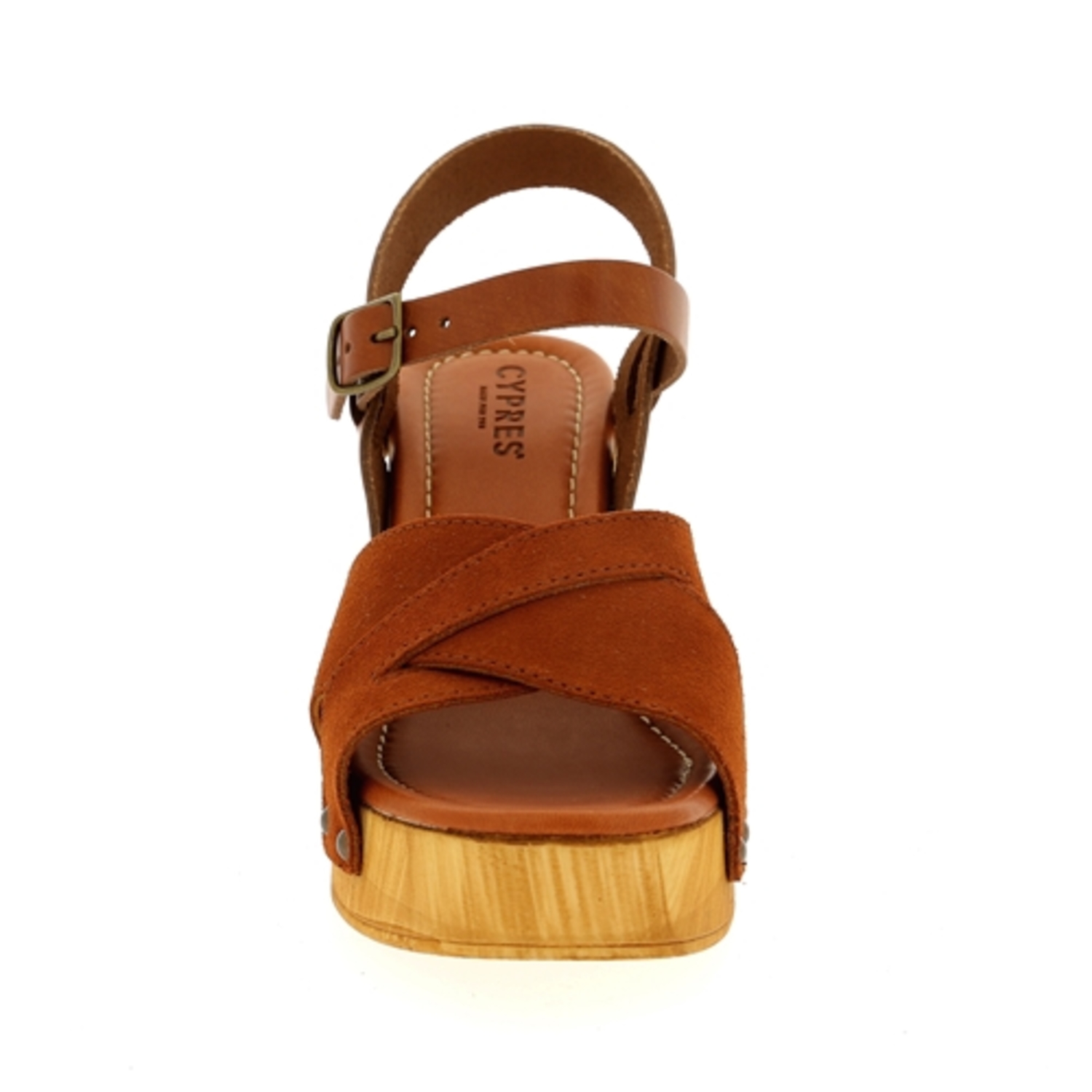 Zoom Cypres sandales cognac