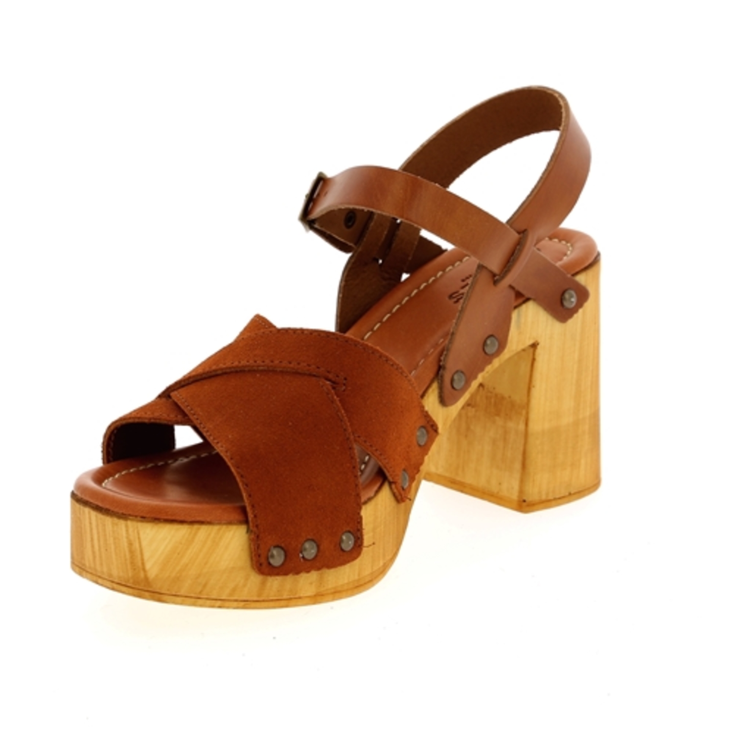 Zoom Cypres sandalen cognac