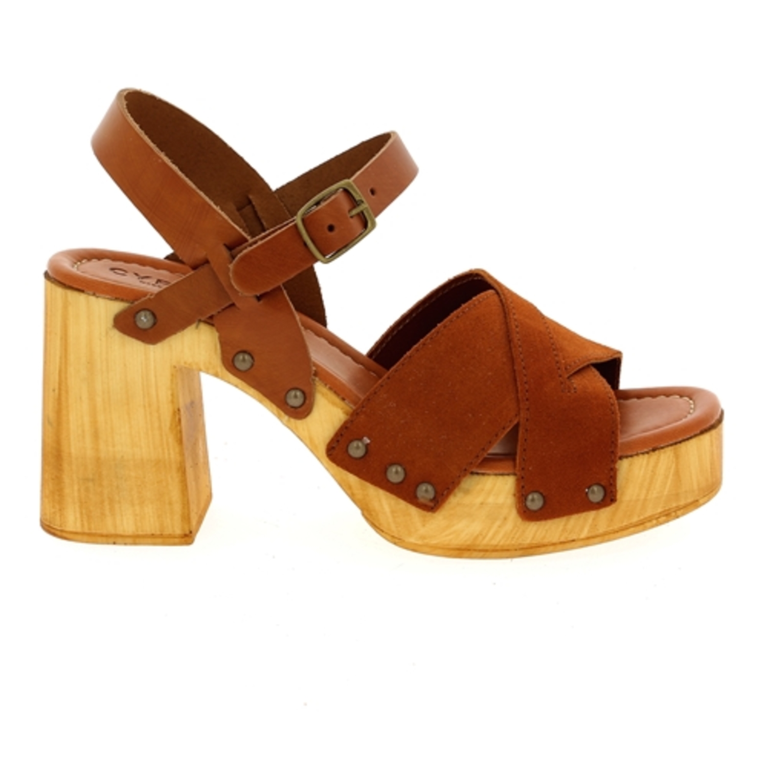 Zoom Cypres sandalen cognac