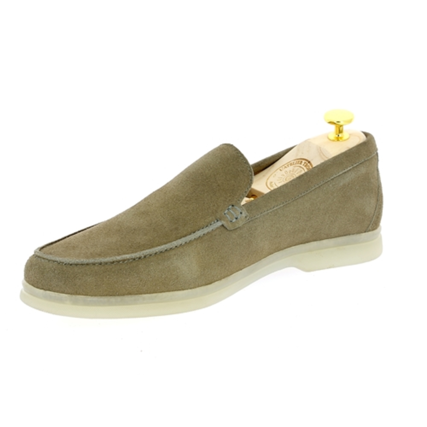 Zoom Atelier Tropezien moccassins kaki