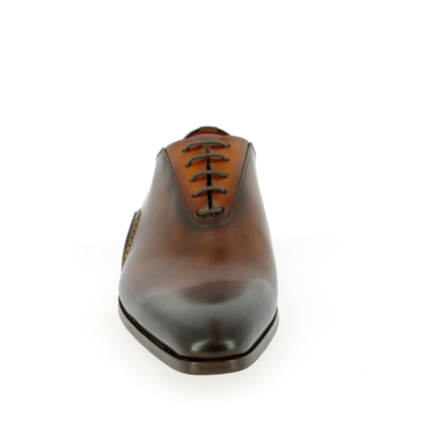 Zoom Magnanni veterschoenen cognac