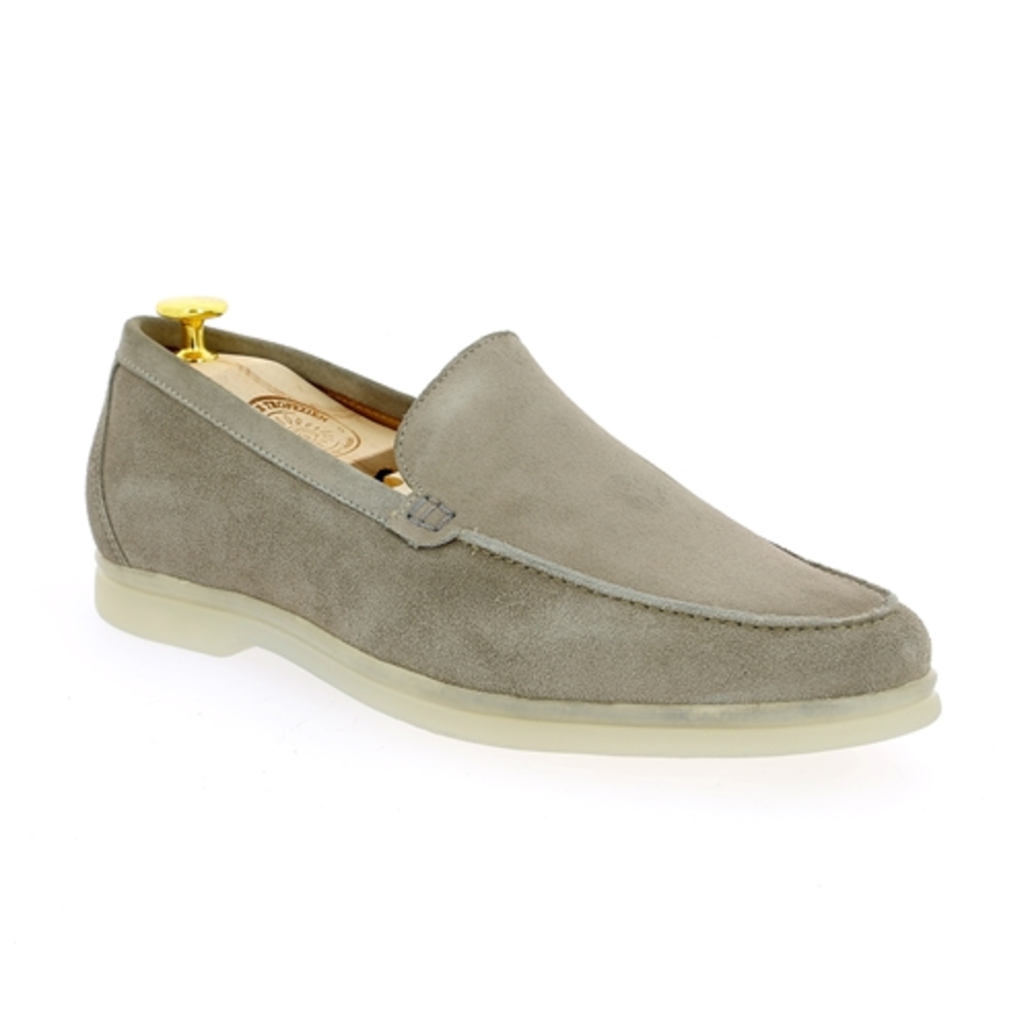 Zoom Atelier Tropezien moccassins gris