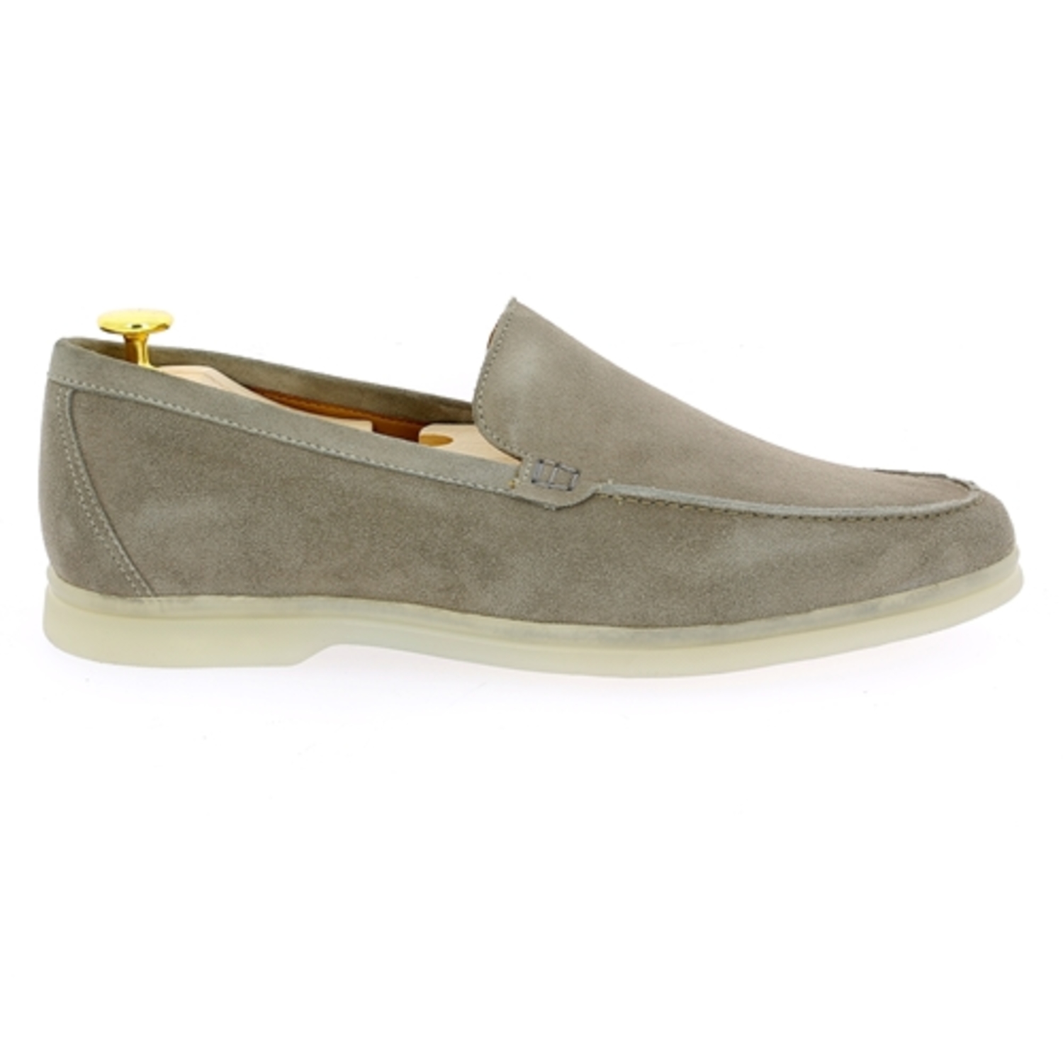 Zoom Atelier Tropezien moccassins gris