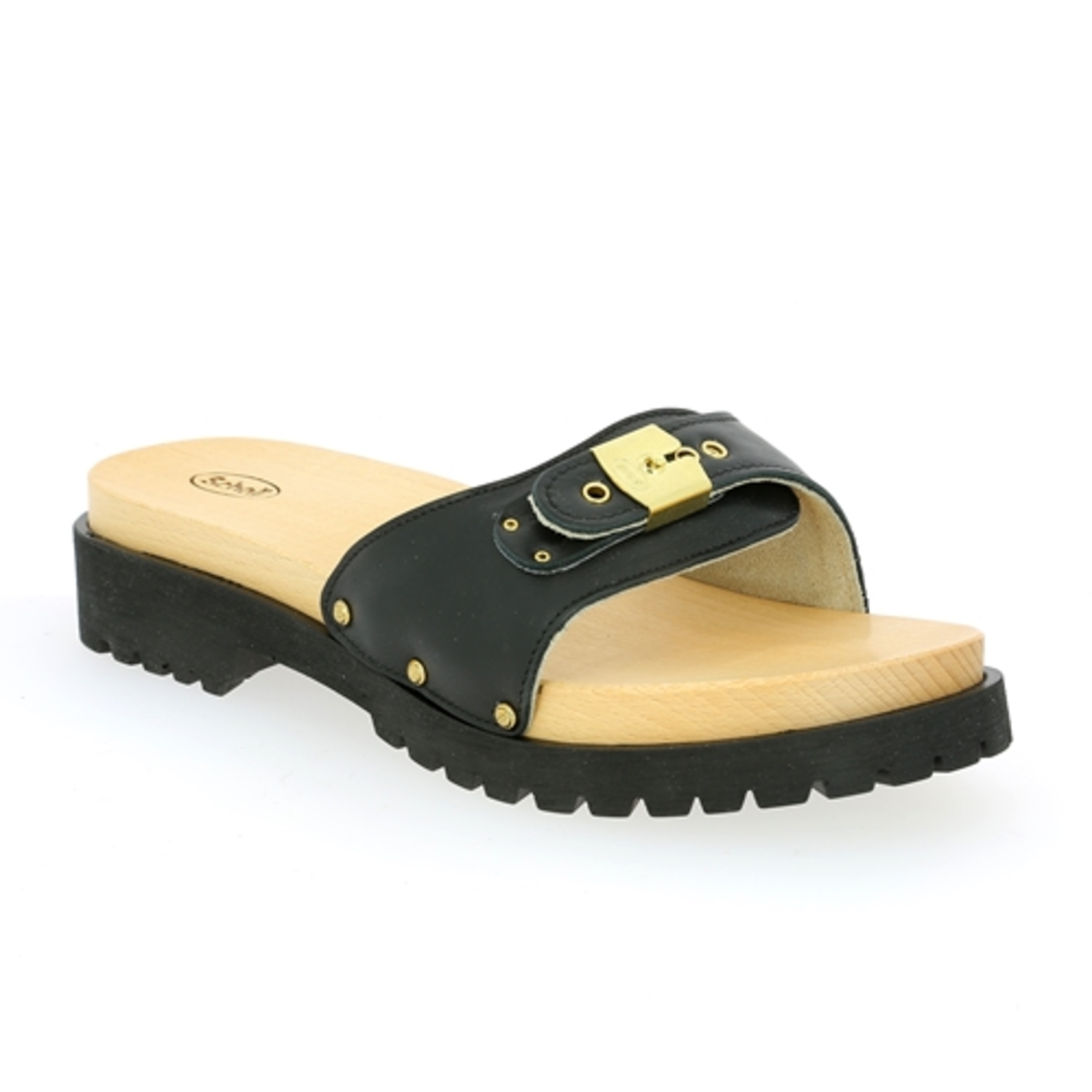 Zoom Scholl muiltjes - slippers zwart