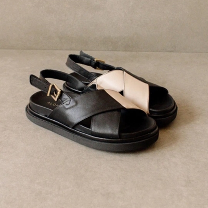 Alohas sandalen zwart zwart