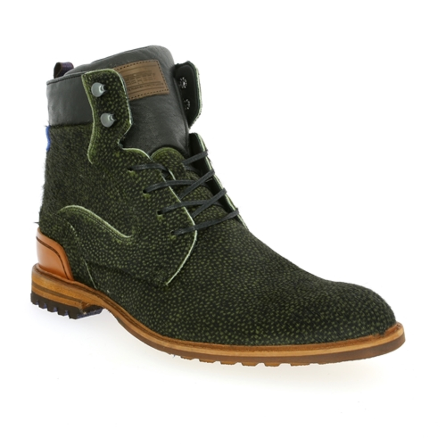 Zoom Floris Van Bommel bottines vert