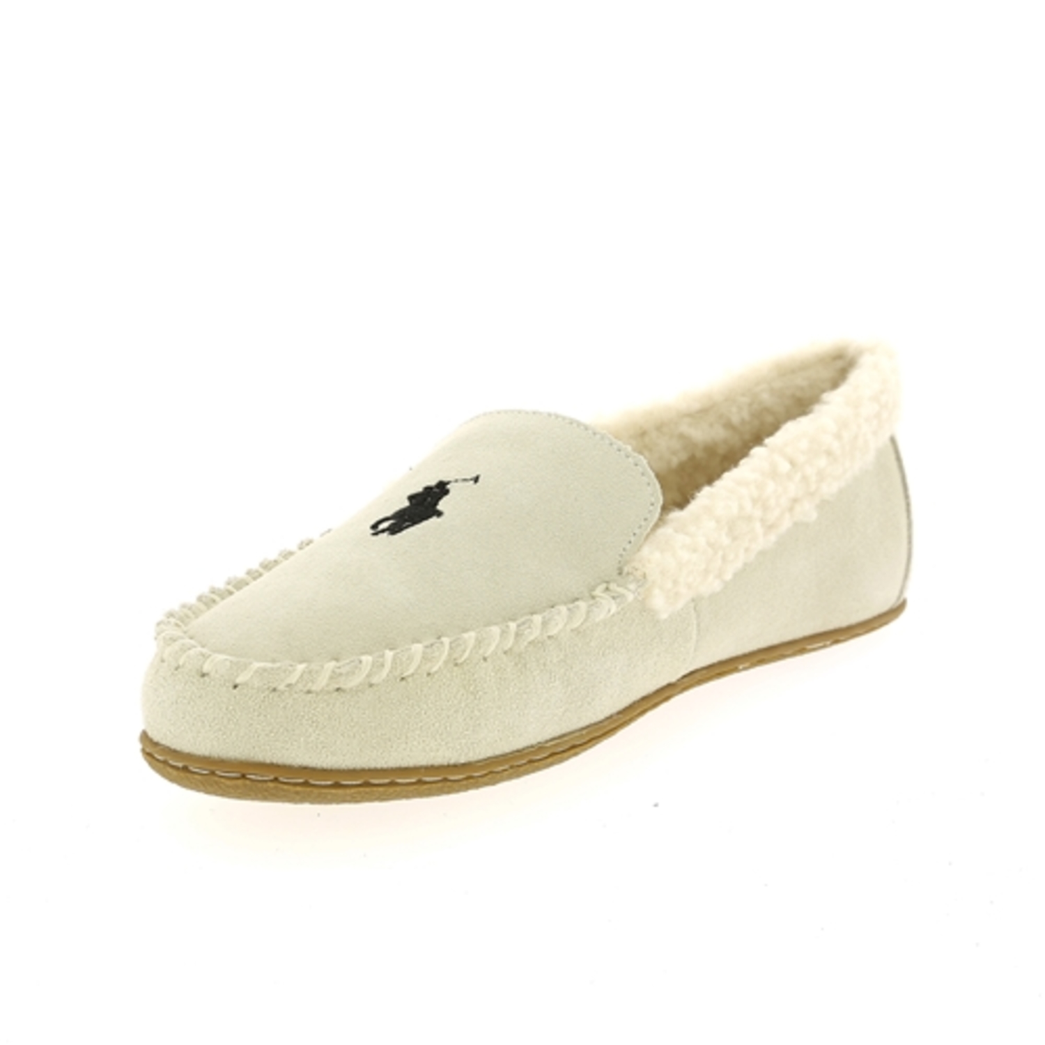 Zoom Ralph Lauren pantoufles beige