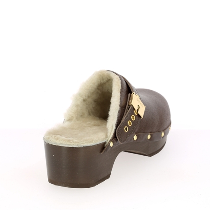 Scholl Muiltjes - slippers bruin