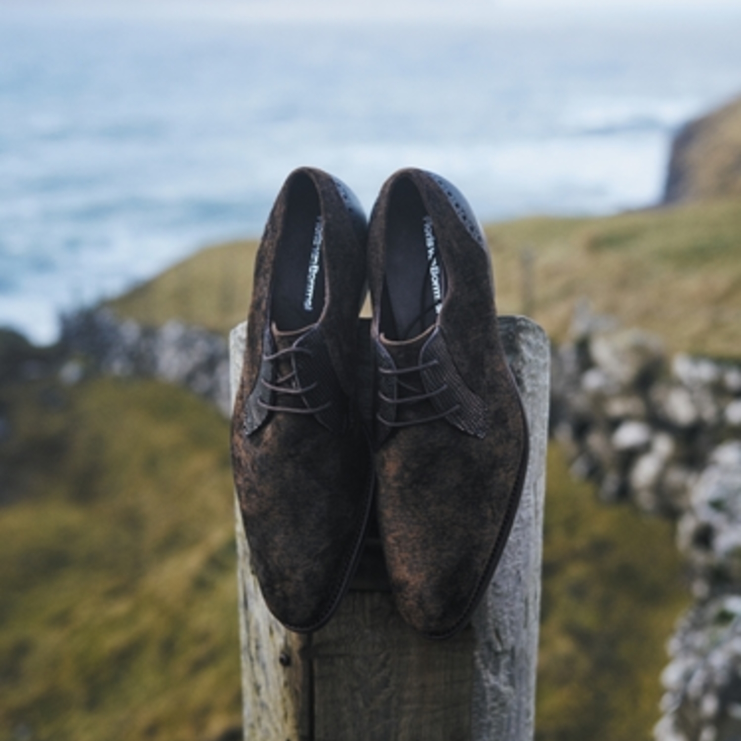 Zoom Floris Van Bommel veterschoenen bruin