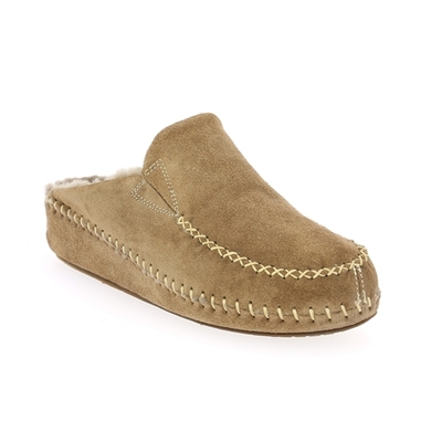 Cypres pantoffels taupe