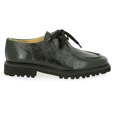 Brunate veterschoenen groen