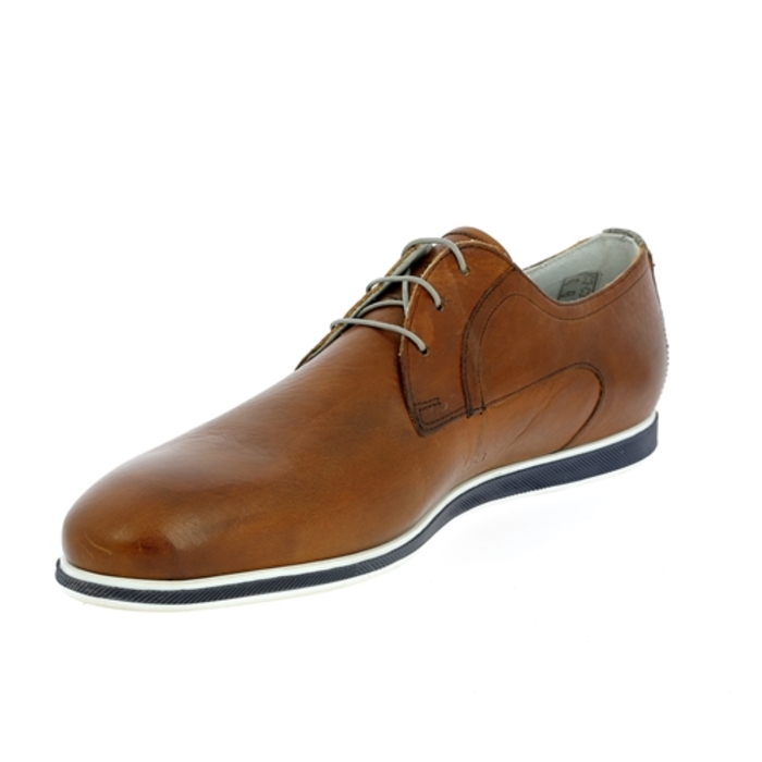 Veterschoenen Floris Van Bommel cognac