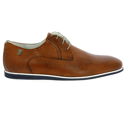 Floris Van Bommel veterschoenen cognac