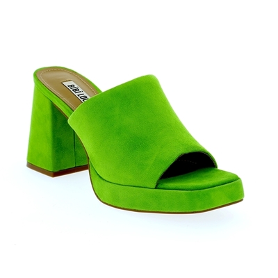 Bibilou muiltjes - slippers groen