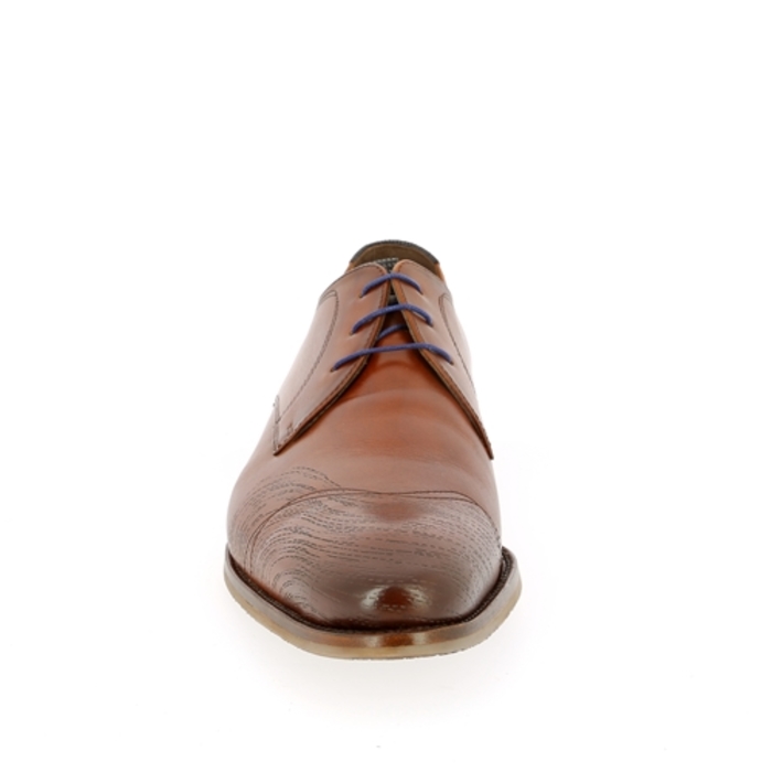 Floris Van Bommel veterschoenen cognac cognac