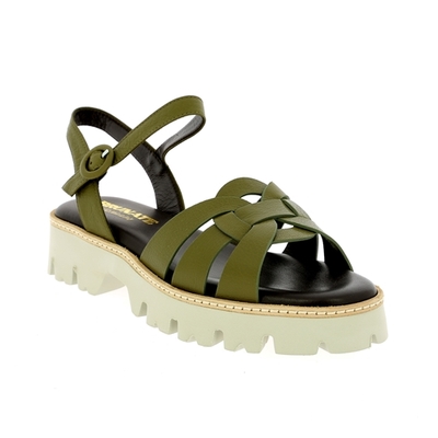 Brunate sandalen groen