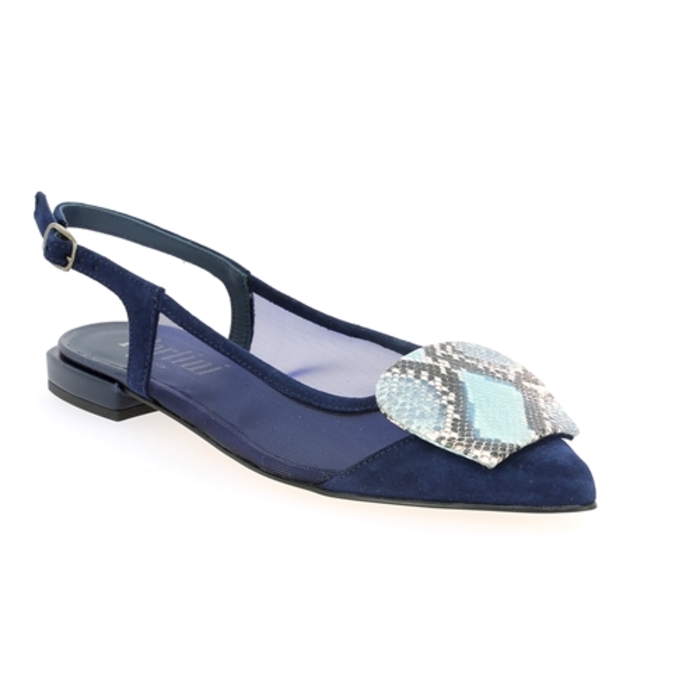 Pertini ballerinas blauw blauw