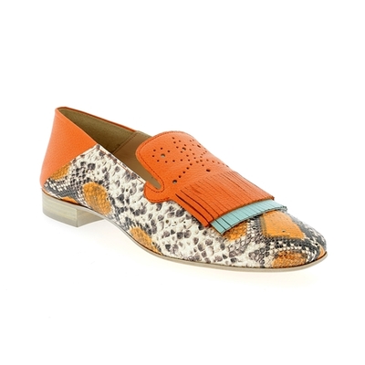 Pertini moccassins orange