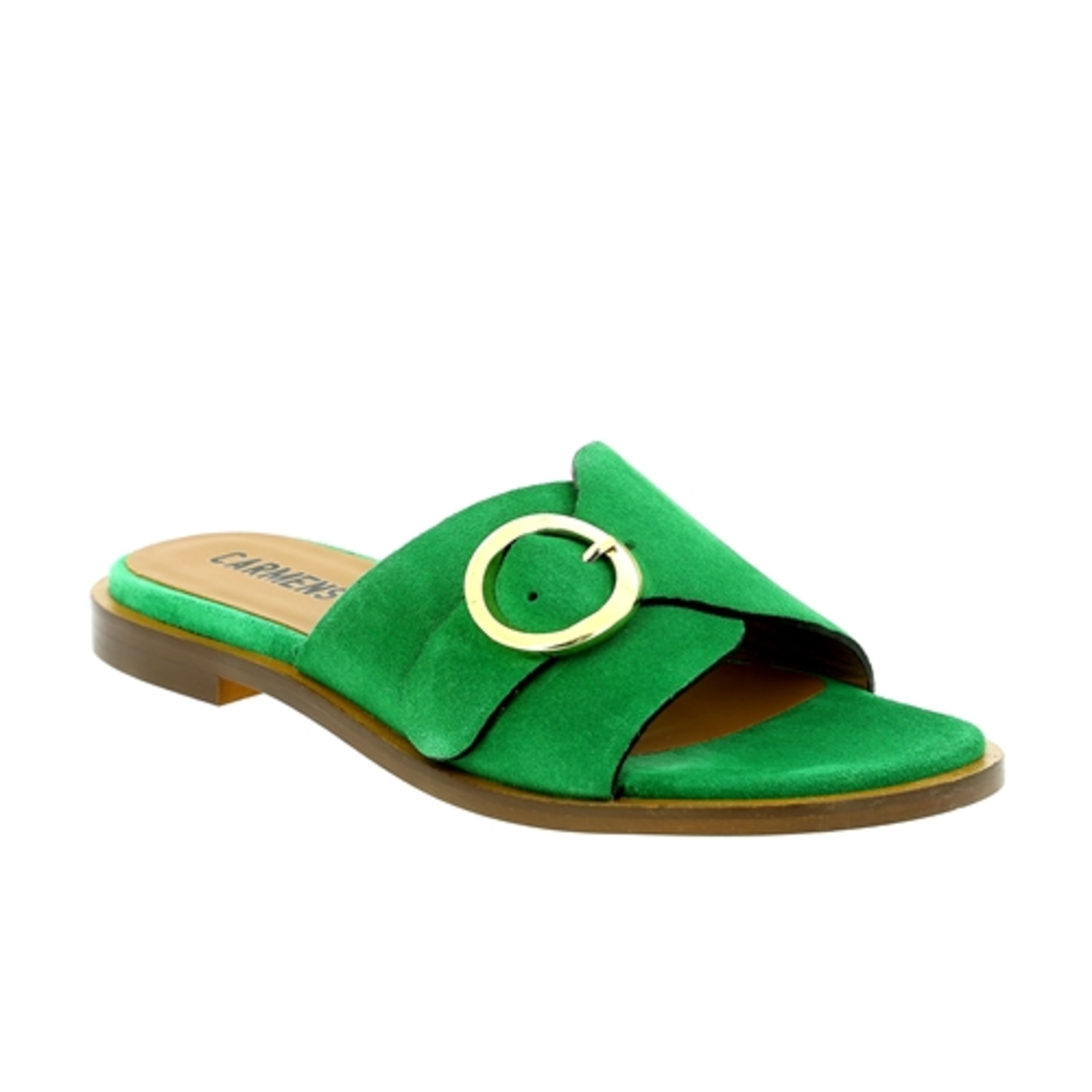 Zoom Carmens muiltjes - slippers groen