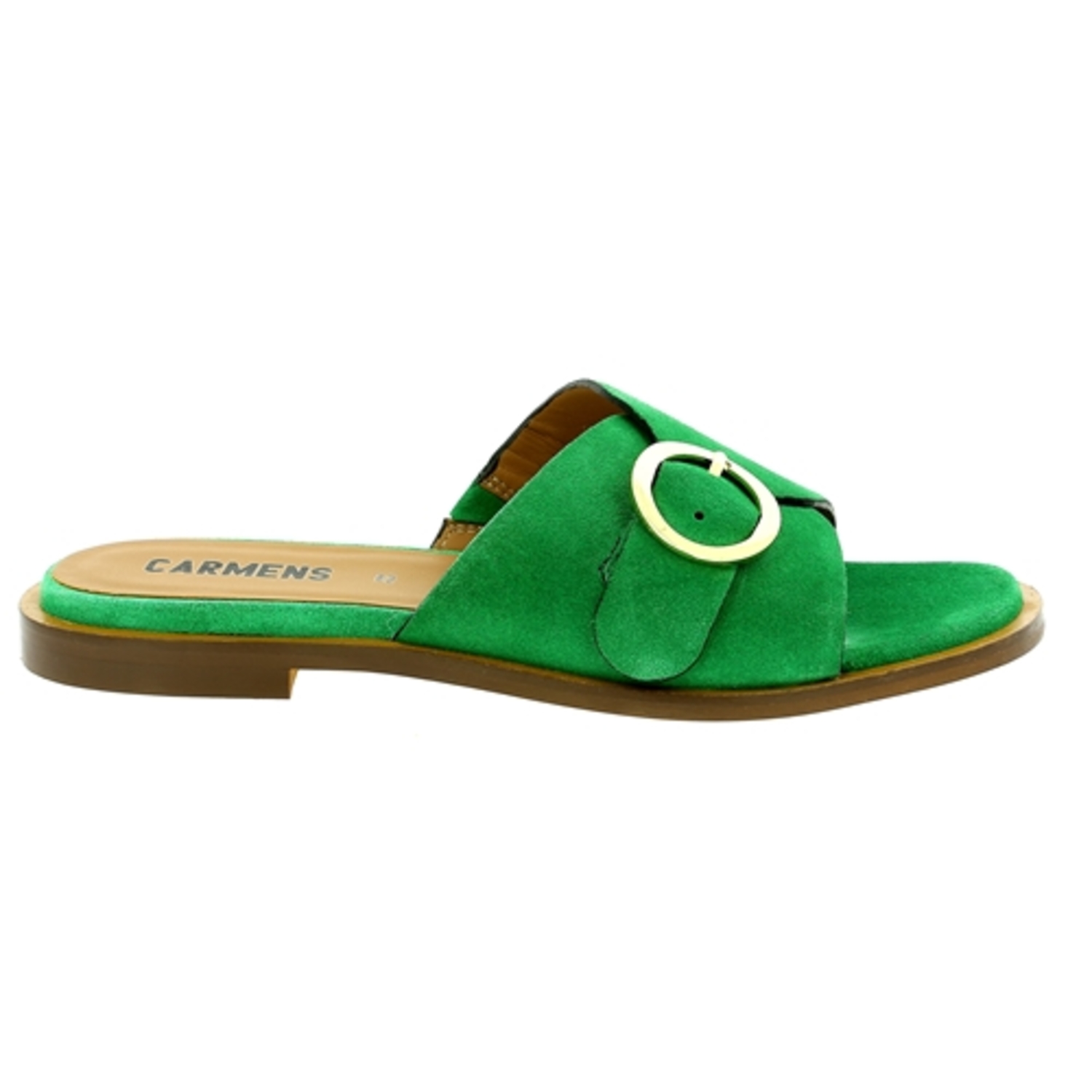 Zoom Carmens muiltjes - slippers groen