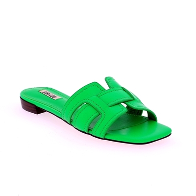 Bibilou muiltjes - slippers groen