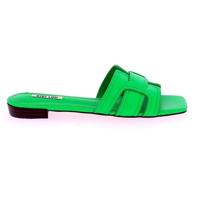 Bibilou muiltjes - slippers groen