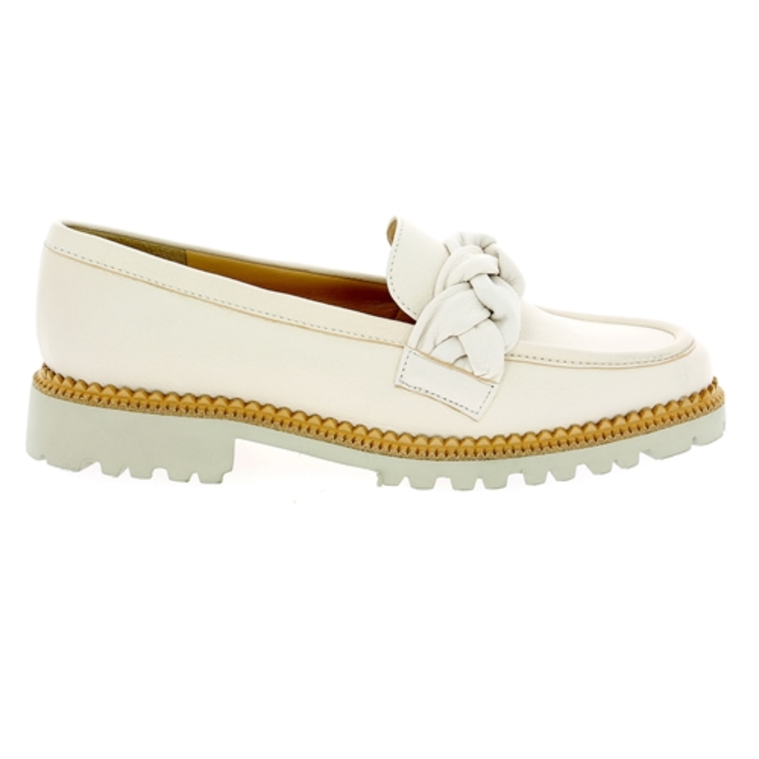 Zoom Brunate moccassins blanc