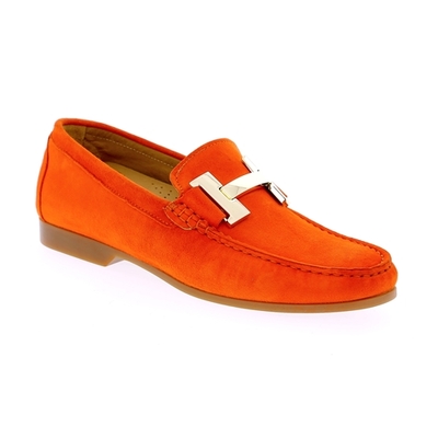 Vittoria Mengoni moccassins orange