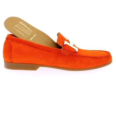 Vittoria Mengoni moccassins orange