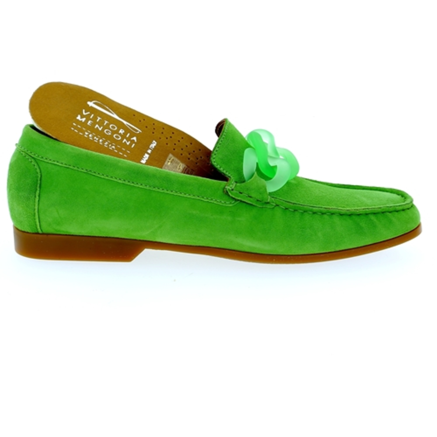 Zoom Vittoria Mengoni moccassins vert