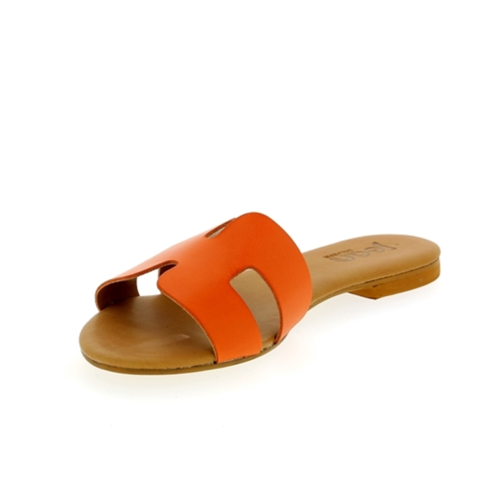 Delaere Muiltjes - slippers oranje