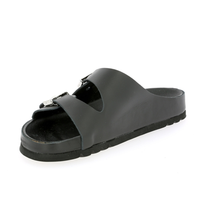 Scholl Muiltjes - slippers zwart