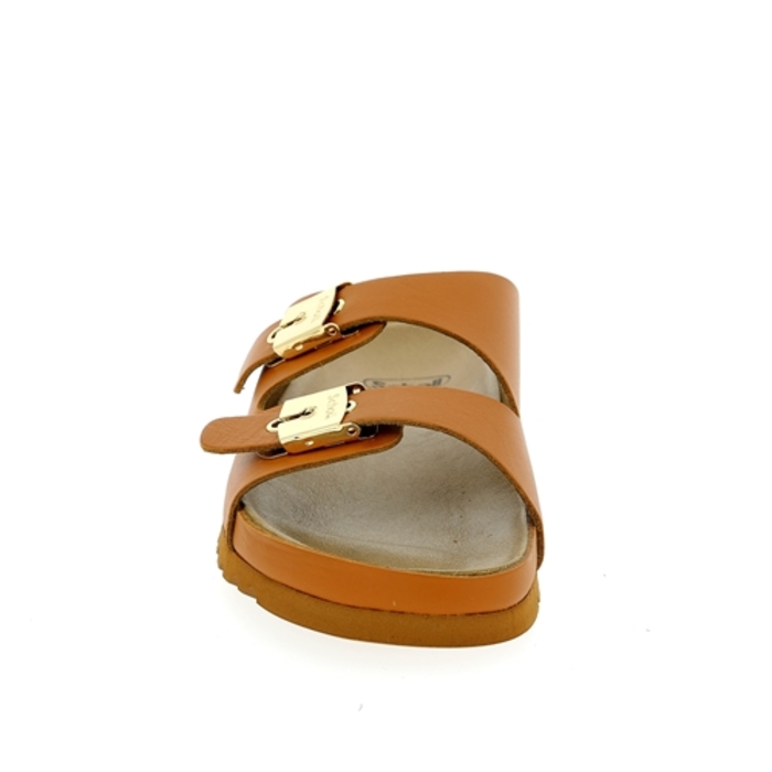 Muiltjes - slippers Scholl cognac