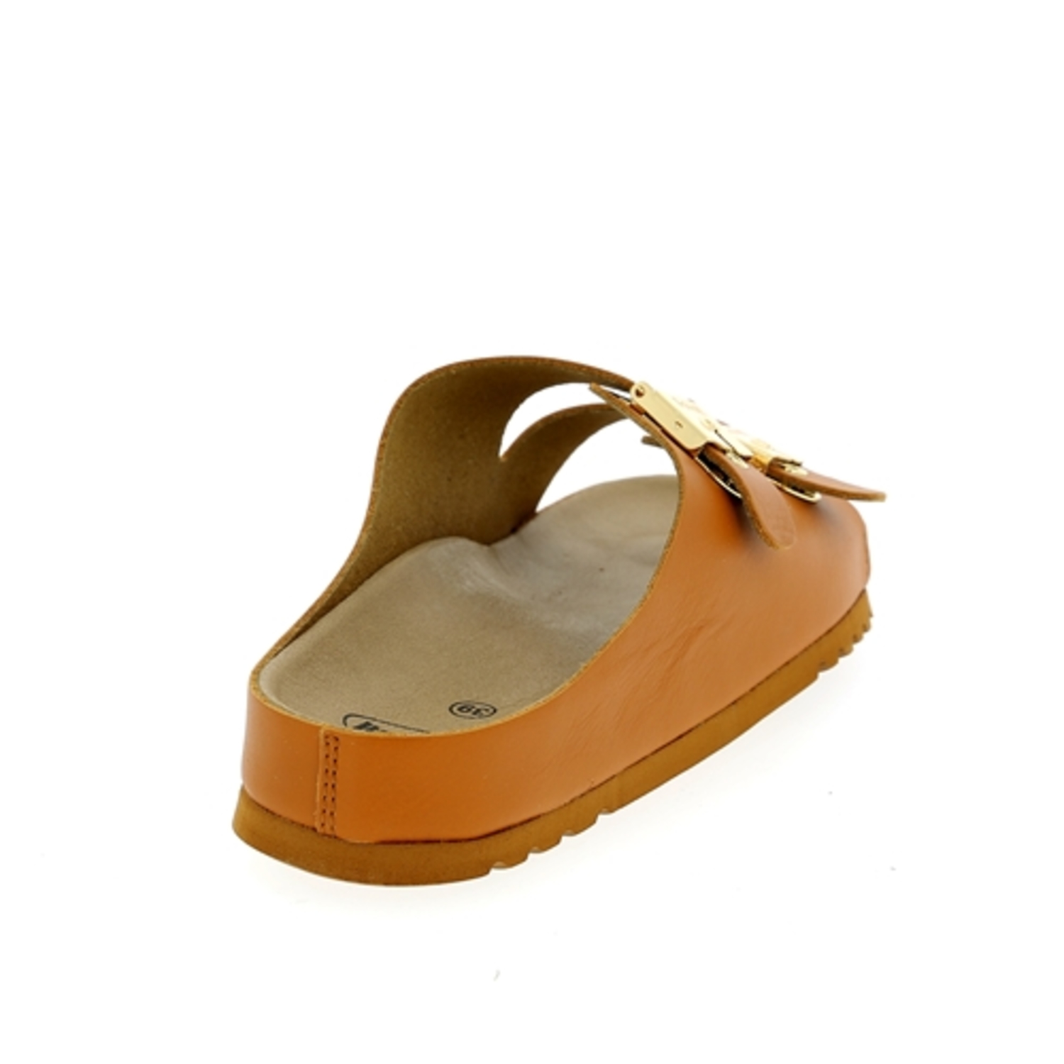 Zoom Scholl muiltjes - slippers cognac