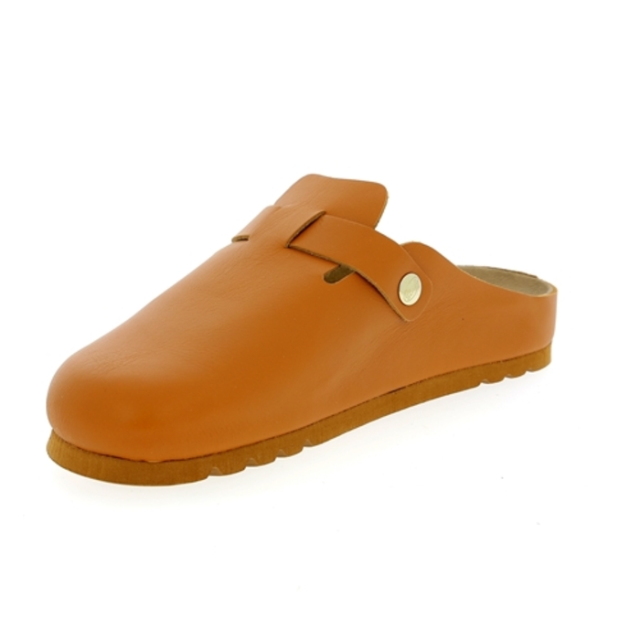 Scholl Muiltjes - slippers cognac