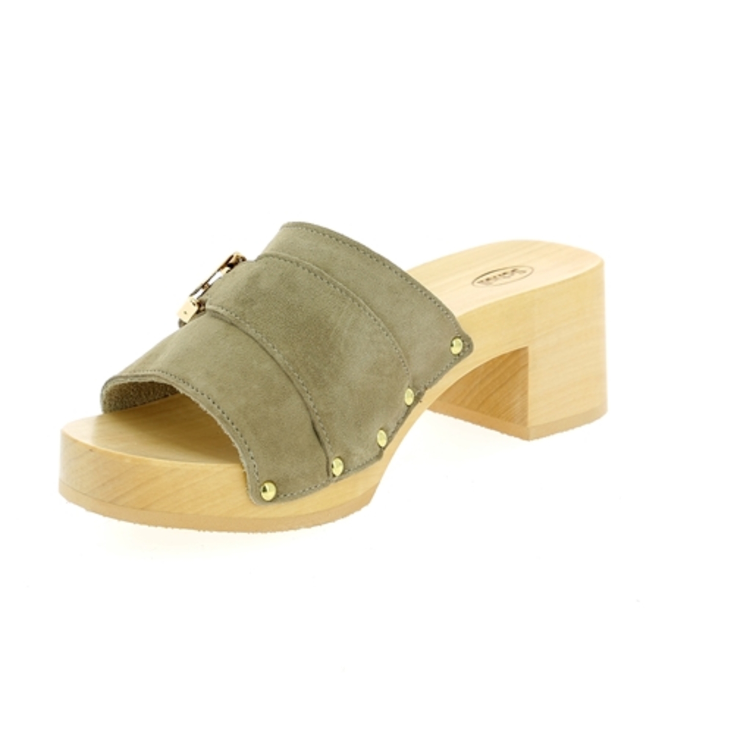 Zoom Scholl muiltjes - slippers beige