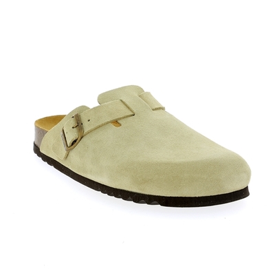 Scholl muiltjes beige