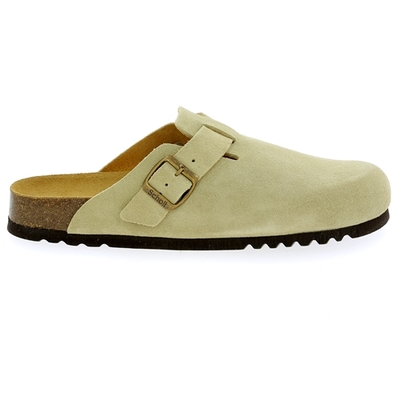 Scholl muiltjes beige