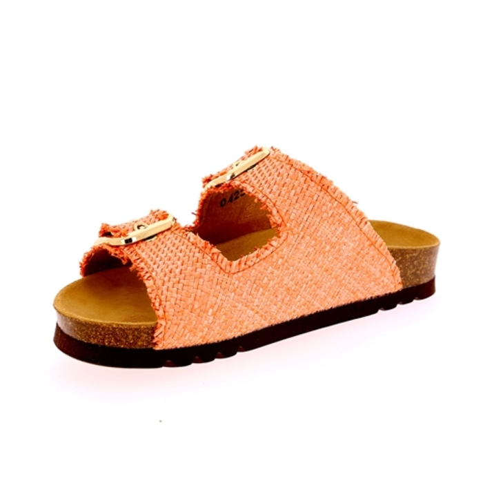 Scholl muiltjes - slippers oranje oranje